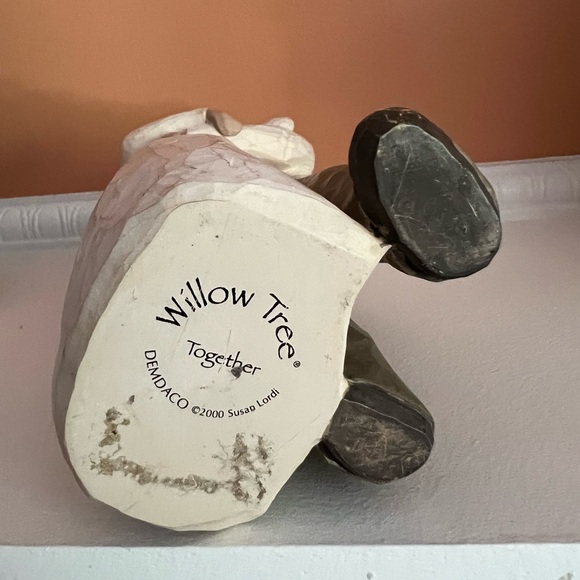 Willow Tree Together Loving Couple Sculpture in Cream and Tan Figurine - Picture 10 of 10